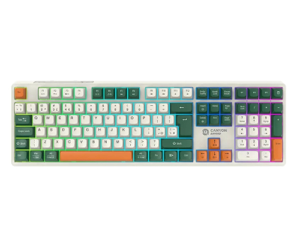 Klawiatura CANYON Klawiatura gamingowa Shadder GKW-11 Mech RGB Bezprzewodowa CND-SKBW11